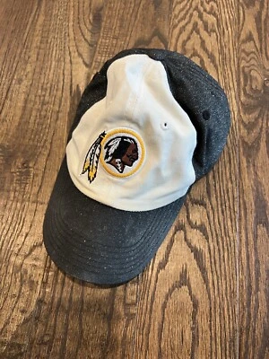 Washington Redskins Hat Womens White Sparkly NFL Apparel Adjustable Dad Hat Logo - Image 1 of 4