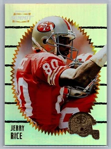 1996 Pinnacle Summit - Holo-Foil #9 Jerry Rice - HOF NM-MT *TEXCARDS* - Picture 1 of 2