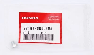 Número de pieza de perno hexagonal Honda - 92101-060080A Foto 1 de 2