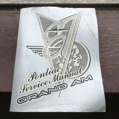 1987 Pontiac Grand AM Shop Service Repair Manual Engine Drivetrain Electrical - Image 1 of 4