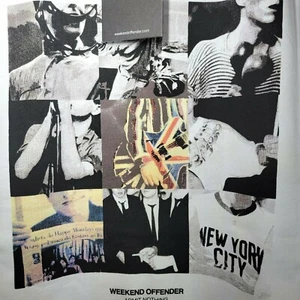 New Weekend Offender White L XXL Rock London Beatles NY Casual Ultras T-Shirt - Picture 1 of 6