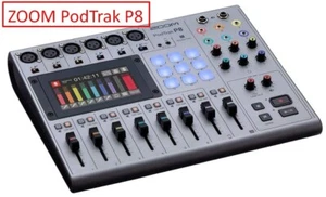 ZOOM PodTrak P8 The Ultimate Workstation Podcast Recorder - Picture 1 of 7