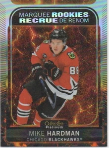21-22 2021-22 OPC Platinum Mike Hardman ROOKIE HOT MAGMA #222-Blackhawks - Imagen 1 de 1
