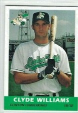 2002 Clinton LumberKings (Class A-Montreal Expos) Clyde Williams