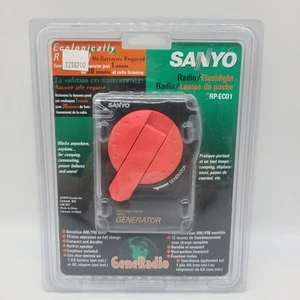 SANYO RP-EC01 RARE VINTAGE AM FM Radio Light with Generator Rechargeable NEW - Picture 1 of 6