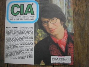 CIA 8 N.35 1972 NICOLA DI BARI SETTIMANALE - Foto 1 di 1