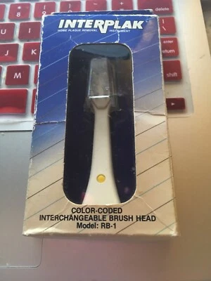 Interplak, Color-Coded Interchangeable Brush Head, Model:RB-1, Yellow  - Image 1 of 4