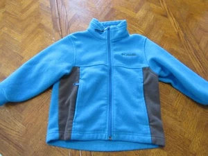 Columbia full zip blue fleece child size 4/5 - Picture 1 of 7