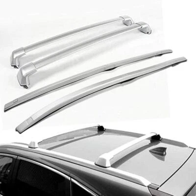 4PCS Silver Roof Rack Cross Bar Fits For Honda CR-V CRV 2012-2016 Luggage Rails - Image 1 of 4
