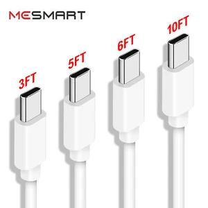 20W Type C to C Cable PD Fast Phone Charger Data Cable Long USB Lead For Samsung - Picture 1 of 28