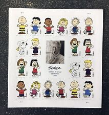 2022USA Forever Charles M Schulz - Sheet of 20   mint charlie brown peanuts  