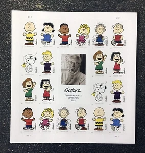 2022USA #5726 Forever Charles M Schulz - Sheet of 20 mint charlie brown peanuts - Picture 1 of 1