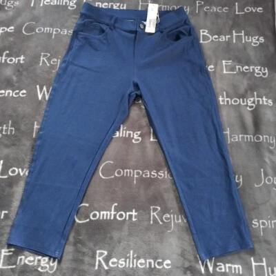 Women's Yelete Jegging Legging Blue S Has Pockets Denim Look Size XXL - Image 1 of 4