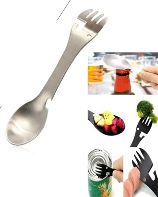 Camino Pilgrim Stainless Steel 5 in 1 Spoon/Fork - Image 1 of 4