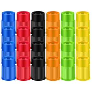 4pcs Built-in Auto Tire Valve Air Dust Cover Stem Caps Wheel Car Accessories - Picture 1 of 27