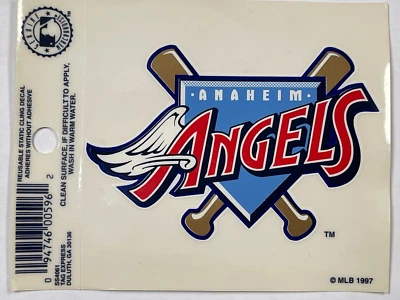 Anaheim Angels Small Static-Cling Window Decal Sticker 3.5" x 3.75"  MLB - Image 1 of 2