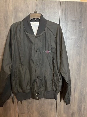 Chaqueta De Colección Kathy Mattea Satén Tour Adulto XL Negra Bordada Foto 1 de 4