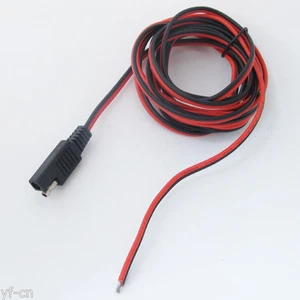 1pc 3M/10FT SAE DC Power Automotive DIY Cable 18AWG Wire Red + Black - Picture 1 of 4
