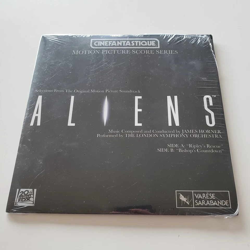 Aliens 7" Vinyl 45 Record Cinefantastique Motion Picture Score Series NEW SEALED - Image 1 of 4