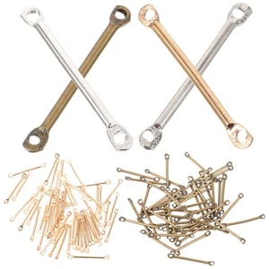 200 Pcs Earring Connection Stick Diy Jewelry Connector Charms Making - Picture 1 of 12