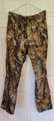 Gamehide Hush Hide Wear Mens Lined Realtree AP Camo Pants XL SIDE ZIP AND BUTTON - Image 1 of 4