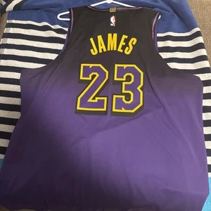 Size 3XL (58) - LeBron James Lakers Basketball Jersey “Lake Show” (FQ4469-594) - Picture 1 of 4
