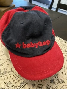 Gorra de béisbol vintage Baby Gap para niños pequeños 100 % algodón rojo marino 5 años 5XL - Imagen 1 de 3
