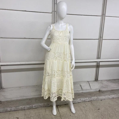 SIGNATURE BY ROBBIE BEE Lace Sleeveless Maxi Dress Women's Size S - Image 1 of 4