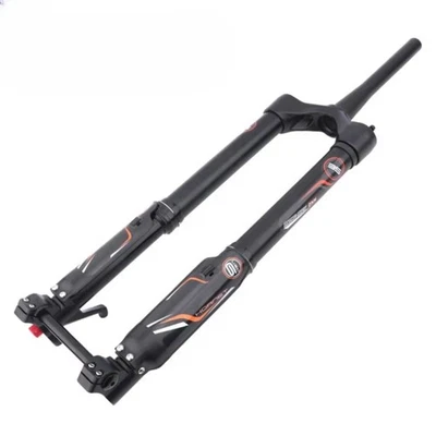 26/27.5In Snow Bicycle Front Fork Mountain Bike Suspension Air Fork Stroke 160mm - Image 1 of 4