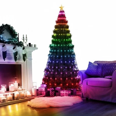 5 - Foot Smart Christmas Tree with Lights - 400 LED Lights, Remote Control - Image 1 of 3