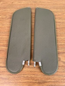 70 71 72 Chevelle GTO Lemans Cutlass Skylark Nova Sun Visors Green Pair 1970-72 - Picture 1 of 9
