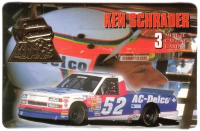 3m Nascar Super Truck: Ken Schrader (Goodyear, Craftsman) Paper Phone Card - Image 1 of 2