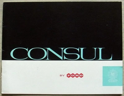FORD CONSUL 375 SALOON & CONVERTIBLE Car Sales Brochure Feb 1961 #H3258/261 - Image 1 of 4