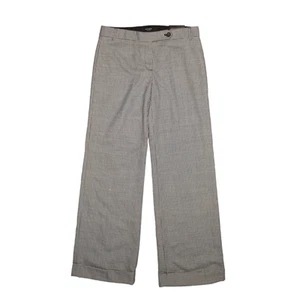 EXPRESS NEW $68 Pattern Stretch Cuffed Tailored Flared Leg Pant Size 7 / 8 - Picture 1 of 4