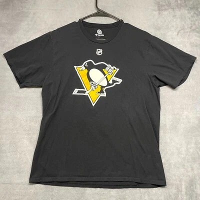 Camisa Fanatics Pittsburgh Penguins Phil Kessel Para Hombre Grande Negra Estampado Gráfico Foto 1 de 4