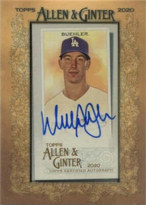 Topps Allen & Ginter Baseball 2020 Mini Autograph Card MA-WB Walker Buehler - Picture 1 of 2