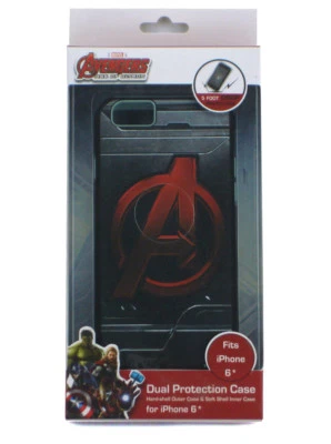 Avengers iPhone 6 Fitted Case Dual Protecion Age Of Ultron Marvel Comics New - Image 1 of 2