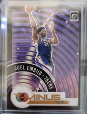 2020-21 Panini Donruss Optic - T-Minus 3, 2, 1 Purple Prizm #13 Joel Embiid