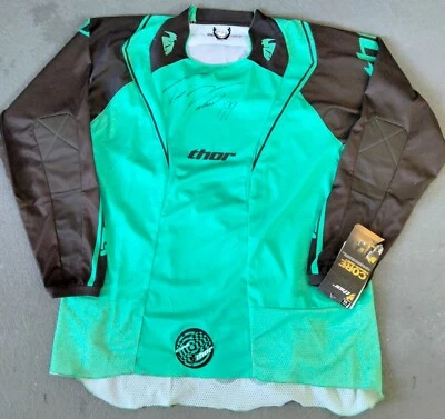 Camiseta deportiva Thor Core firmada por Travis Pastrana - XL - NUEVA CON ETIQUETAS - CERTIFICADO DE AUTENTICIDAD PSA Foto 1 de 4