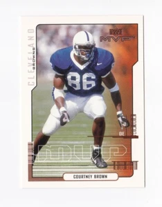 2000 Upper Deck MVP #191 Courtney Brown RC Cleveland Browns Penn State alimentatore - Foto 1 di 2