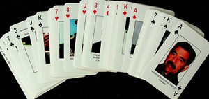 Saddam Husayn Playing Cards - 1 Deck in Plastic Box - New
