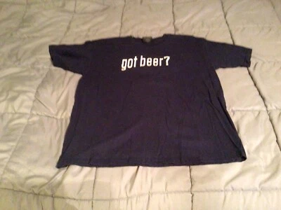 Размер L темно-синий "Got пиво" футболка - отличном состоянии - винтажный - Изображение 1 из 4