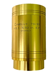 Vintage ISCO Cinelux Fl 5.50"  (137.5mm) 35mm or 70mm Cine Projection Lens - Picture 1 of 7