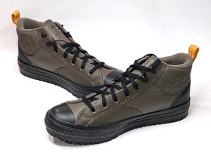 Sneakers uomo Converse CTAS Malden Street marrone stivali ecopelle - taglia 10,5 nuove con scatola - Foto 1 di 10
