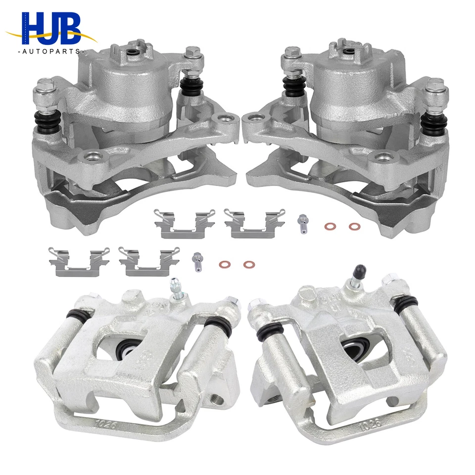 4PCS Front and Rear Brake Calipers Kit For 2013 14 15 16 17 2018 Nissan Altima Foto 1 de 4