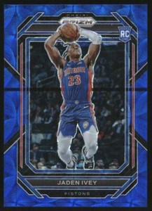2022-23 Panini Prizm Prizms Choice Blue #256 Jaden Ivey RC /49