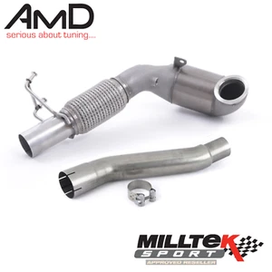 Milltek VW Golf GTi MK7.5 Downpipe Sport Cat Exhaust SSXVW398 Fits OEM Cat Back - Picture 1 of 4