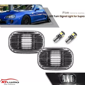 Carcasa de luz con marcador lateral de lente transparente para Toyota Supra JZA80 93-98 - Imagen 1 de 10