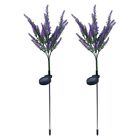 Stylish Solar Lavender Lights for Garden and Patio Create a Relaxing Atmosphere