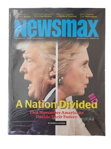 Newsmax Magazine Oct. 2016 President Trump Hillary Clinton Political NEW - Picture 1 of 2